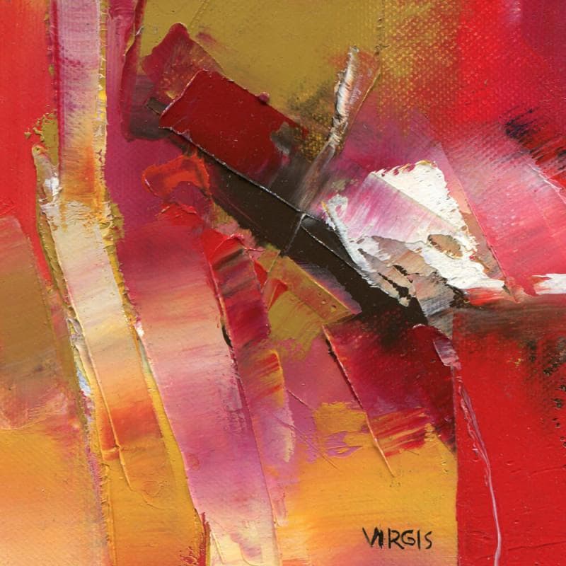 Painting Intensity by Virgis | Painting Abstract Oil Minimalist