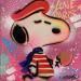 Peinture Snoopy bobo par Kedarone | Tableau Pop-art Icones Pop Graffiti Acrylique