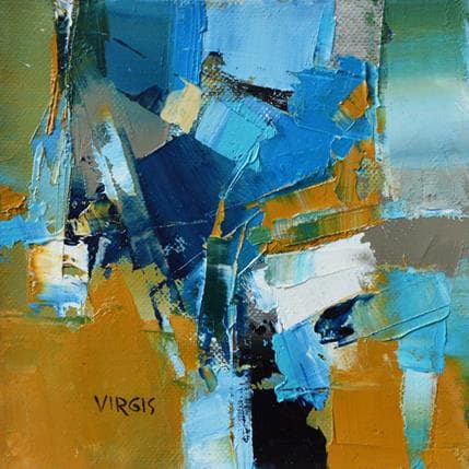 Painting Excerpt of sky by Virgis | Painting Abstract Oil Minimalist