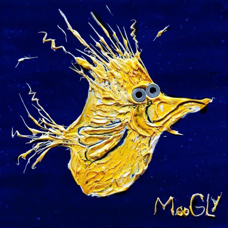 Painting ACIDULUS by Moogly | Painting Raw art Animals Acrylic Resin