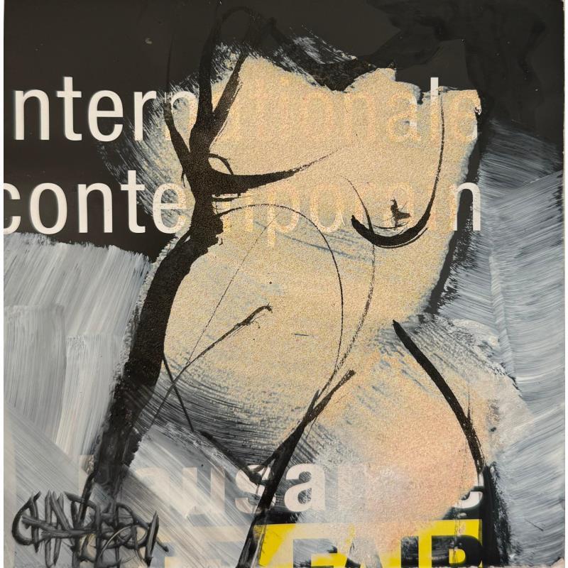 Painting Affiches 2 by Chaperon Martine | Painting Figurative Nude Acrylic