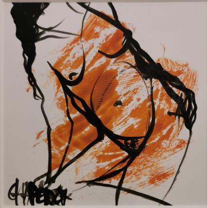 Painting  Impression 1  by Chaperon Martine | Painting Figurative Acrylic Nude