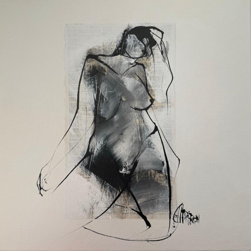 Painting Parole 8 by Chaperon Martine | Painting Figurative Acrylic Nude