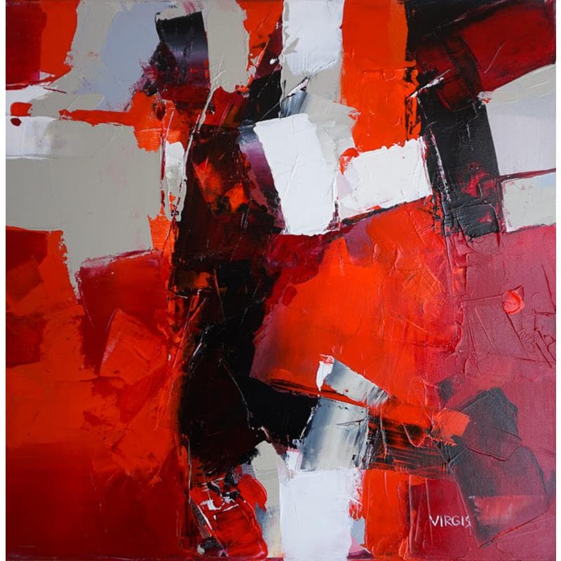 Painting In a certain way by Virgis | Painting Abstract Oil Minimalist