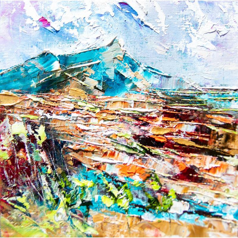 Painting Montagne Sainte Victoire by Reymond Pierre | Painting Abstract Landscapes Oil