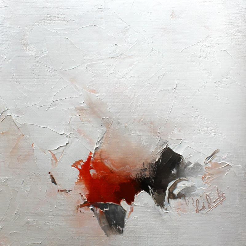 Painting et, quand l'automne... by Dumontier Nathalie | Painting Abstract Minimalist Oil