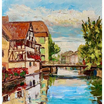 Painting Strasbourg au fil de l’eau by Arkady | Painting Figurative Oil Pop icons