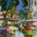Painting Une fleur parmis les fleurs by Frédéric Thiery | Painting Figurative Landscapes Acrylic