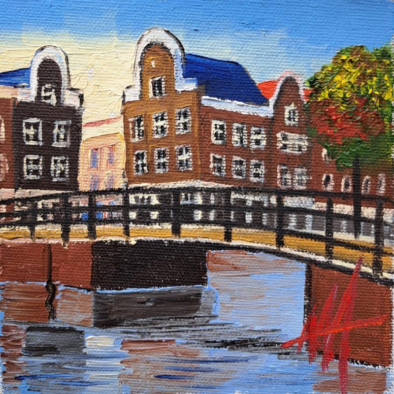 Painting Amsterdam on my mind by De Jong Marcel | Painting Figurative Oil Urban