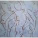 Painting Trio blanc by Malfreyt Corinne | Painting Figurative Life style Nude Minimalist Oil
