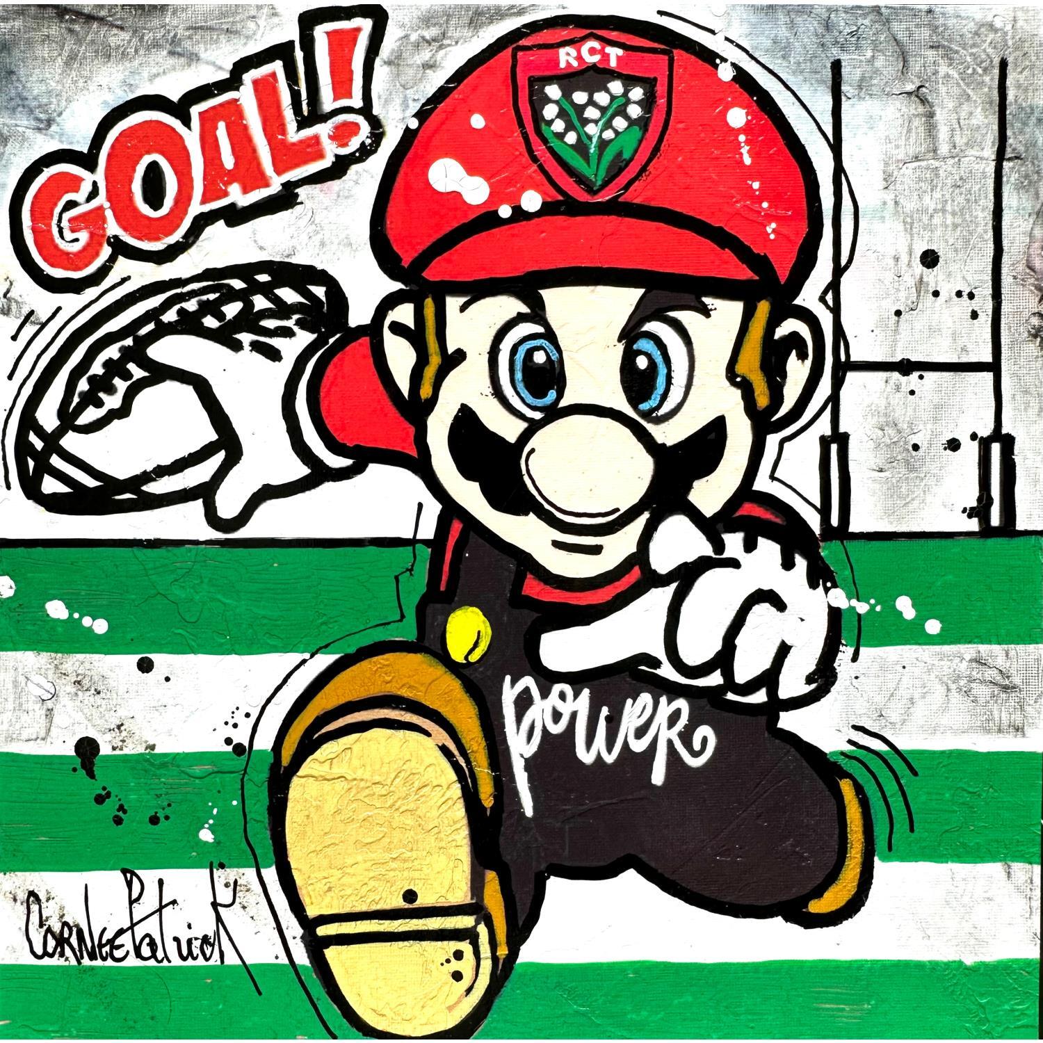 ▷ Painting Super Mario, Goal ! by Cornée Patrick | Carré d'artistes