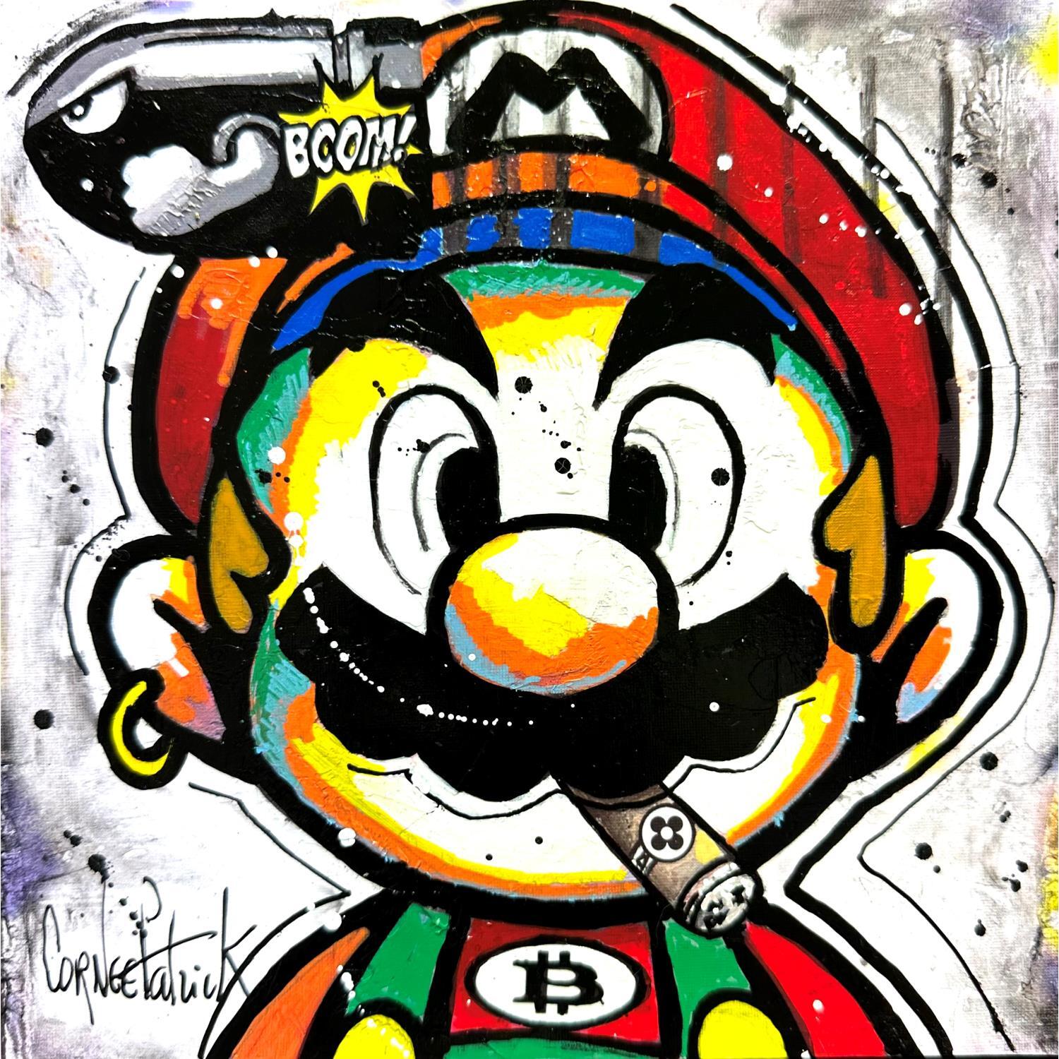 ▷ Painting Super Mario, BOOM ! by Cornée Patrick | Carré d'artistes