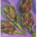 Peinture Quattro fiori par Parisotto Alice | Tableau Figuratif Natures mortes Huile