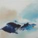 Painting Echappée marine by Han | Painting Abstract Nature Acrylic Gluing