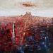 Painting New York City by Reymond Pierre | Painting Abstract Urban Oil