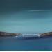 Painting Symphonie azur 55 by Roussel Marie-Ange et Fanny | Painting Figurative Marine Minimalist Oil