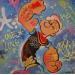 Painting Popeye by Kedarone | Painting Pop-art Pop icons Graffiti Acrylic