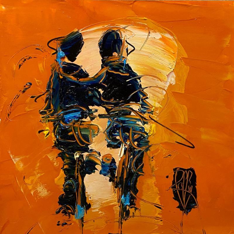 Painting Orange by Raffin Christian | Painting Figurative Oil Life style, Pop icons