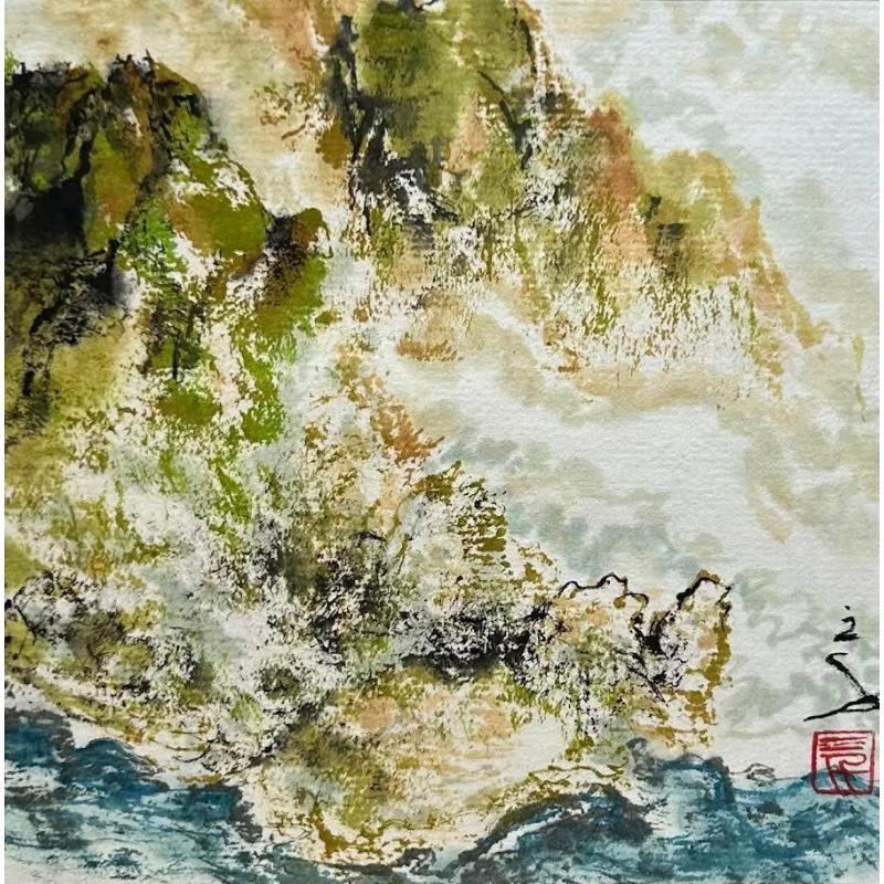 Gemälde Connotation von Sanqian | Gemälde Figurativ Aquarell Tinte