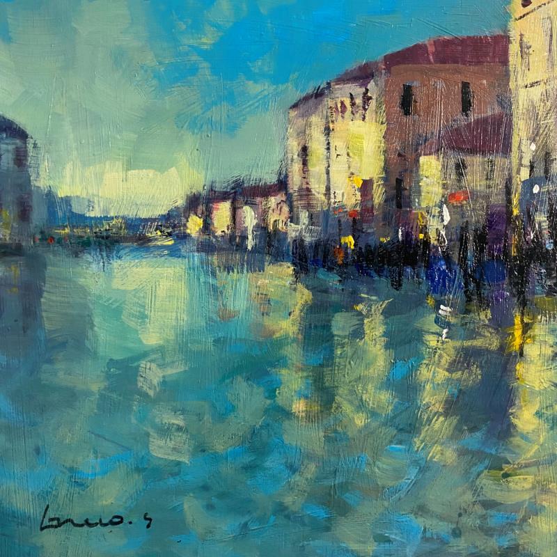 Painting Venise #2 by Greco Salvatore | Painting Figurative Urban Wood Oil
