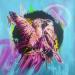 Peinture Le nid d'oiseaux par Sufyr | Tableau Street Art Animaux Graffiti Posca