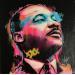 Peinture Martin Luther King  par Sufyr | Tableau Street Art Graffiti Posca