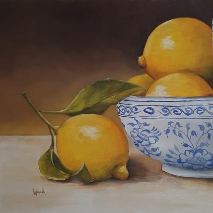 Peinture From Our Lemon Tree! par Gouveia Magaly  | Tableau Figuratif Huile Natures mortes