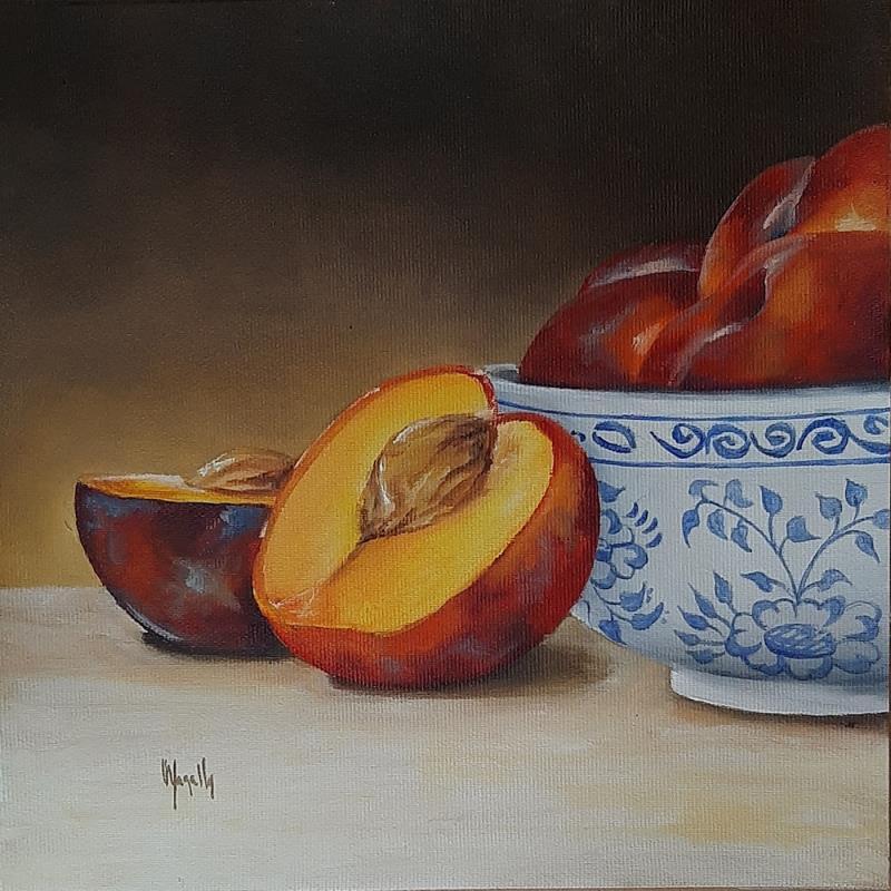Gemälde Your Favourite Fruit! von Gouveia Magaly  | Gemälde Figurativ Stillleben Öl