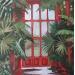 Painting Petite veranda exotique by Lorene Perez | Painting Figurative Oil