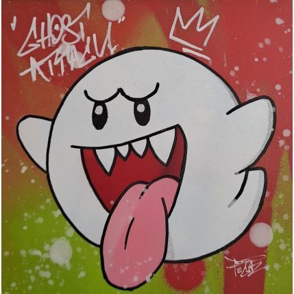 Painting Ghost Attack by Pegaz art | Painting Pop-art Acrylic Pop icons