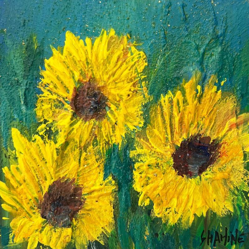 Peinture Summer Yellow par Shahine | Tableau Figuratif Huile