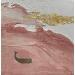Gemälde BEAUTIFUL STRANGER von Roma Gaia | Gemälde Naive Kunst Minimalistisch Acryl Sand