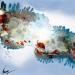 Painting C2522 by Naen | Painting Abstract Acrylic Ink