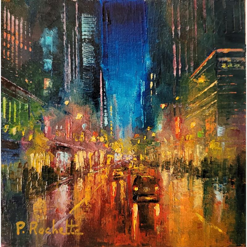Painting Effervescence by Rochette Patrice | Painting Figurative Urban Oil