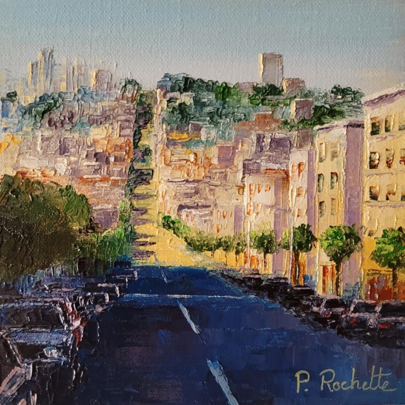 Painting Balade matinale by Rochette Patrice | Painting Figurative Urban Oil