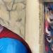 Peinture Big Superman par Le Yack | Tableau Pop-art Icones Pop Graffiti