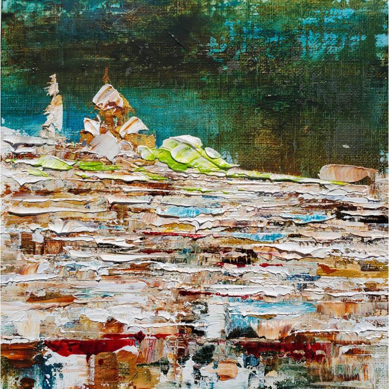 Painting Paris Butte Montmartre by Reymond Pierre | Painting Abstract Oil Urban