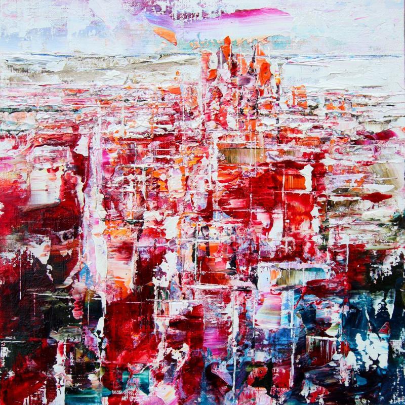 Painting New York by Reymond Pierre | Painting Abstract Urban Oil