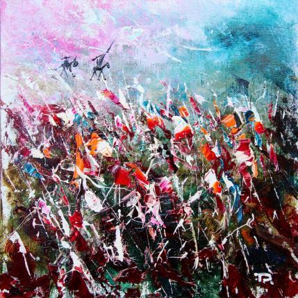 Painting Don Quichotte sur la ligne #3 by Reymond Pierre | Painting Figurative Oil Landscapes, Nature