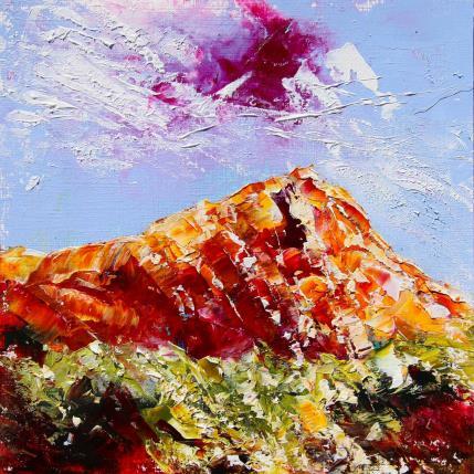 Painting La montagne Sainte-Victoire fauve #1 by Reymond Pierre | Painting Figurative Oil Landscapes, Nature