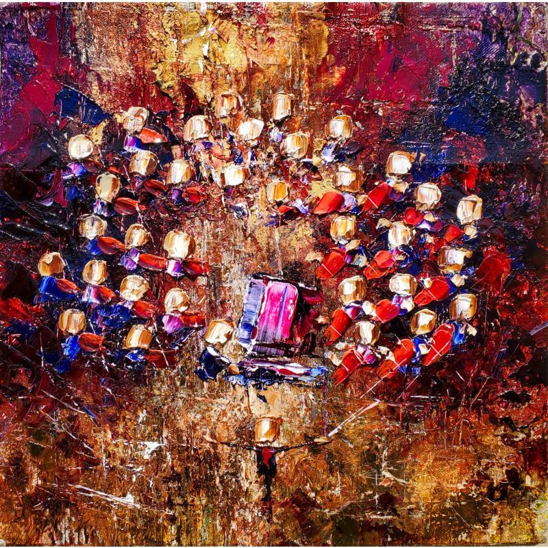 Gemälde Concert baroque avec chef & pianiste von Reymond Pierre | Gemälde Figurativ Musik Öl