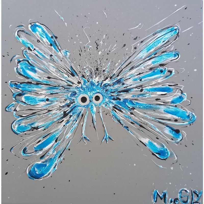 Peinture Hydrophilus par Moogly | Tableau Art Singulier Animaux Acrylique Résine