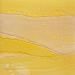 Gemälde Dune #2 von Settimia Taroux | Gemälde Abstrakt Minimalistisch Acryl Textil