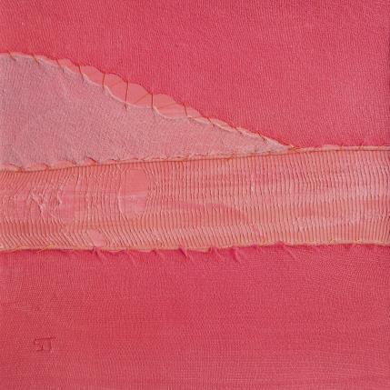 Painting Rivage #3 by Settimia Taroux | Painting Abstract Acrylic, Textile Minimalist