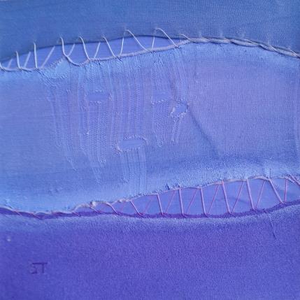 Gemälde Marine #7 von Settimia Taroux | Gemälde Abstrakt Acryl, Textil