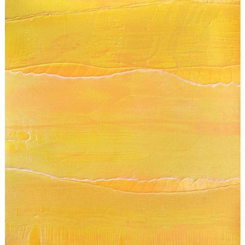 Gemälde Dune #4 von Settimia Taroux | Gemälde Abstrakt Landschaften Acryl Textil