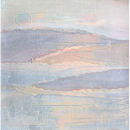 Gemälde Ether #9 von Settimia Taroux | Gemälde Abstrakt Acryl, Textil Landschaften