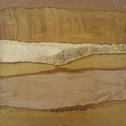 Painting Empyrée # 11 by Settimia Taroux | Painting Abstract Acrylic, Textile Landscapes, Minimalist