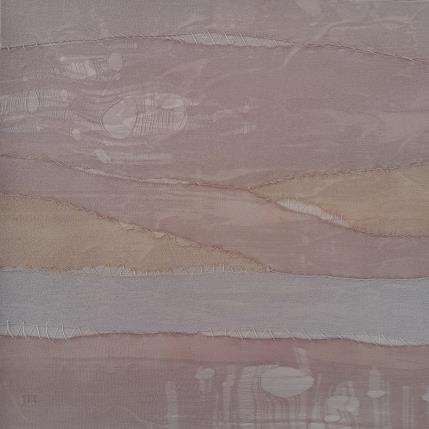 Painting Contrée # 6 by Settimia Taroux | Painting Abstract Acrylic, Textile Landscapes