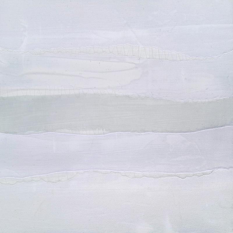 Gemälde Contrée # 7 von Settimia Taroux | Gemälde Abstrakt Landschaften Acryl Textil